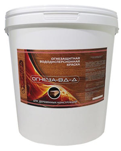 Краска огнезащитная водно-дисперсионнаявспучивающаясядля дерева Огнеза марки«ОГНЕЗА-ВД-Д» , ведро 25 кг., цвет белый в Муроме Огнезащитные краски Pintop.ru