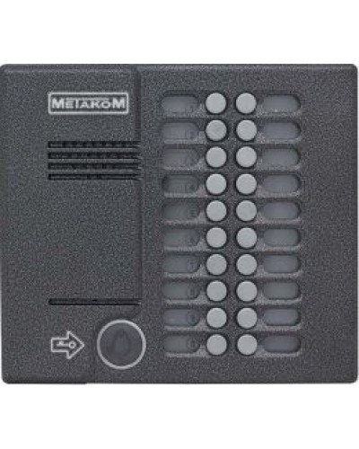 Блок вызова домофона антивандальный Метаком MK20.2-RFEVN в Муроме Блоки вызова многоабонентные Pintop.ru