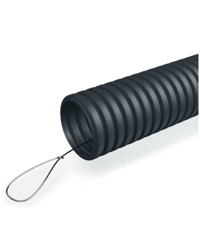 Труба гофр. ПНД 40 мм с зондом ПожТехКабель (15 м) в Муроме Труба гофрированная Pintop.ru