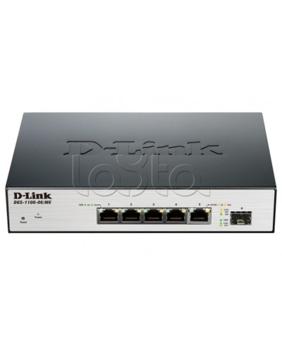 Коммутатор 6-портовый D-Link DGS-1100-06/ME/A1B в Муроме Коммутаторы Pintop.ru