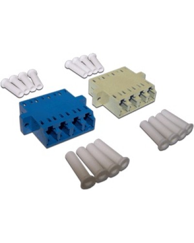 Адаптер оптический LC, SM/APC, корпус SC дуплекс, квадро LANMASTER LAN-4LCS-AM-APC в Муроме Коннекторы Pintop.ru