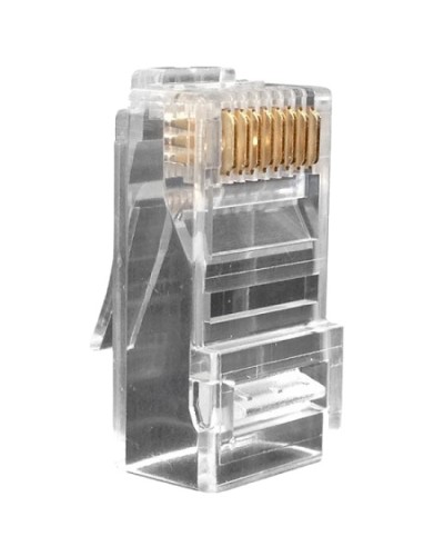 Разъем RJ-45 Hyperline PLUG-8P8C-UV-C6-100 в Муроме Коннекторы и разъемы Pintop.ru
