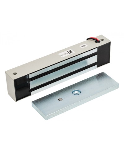 Электромагнитный влагозащищенный замок AccordTec ML-400K-2 с уголком (серый) в Муроме Электромагнитные замки Pintop.ru