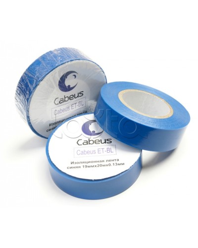Лента изоляционная (синяя) Cabeus ET-BL в Муроме Аксессуары для кабель-канала Pintop.ru