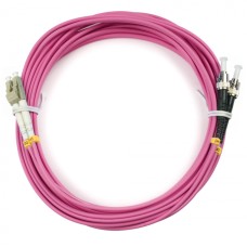 Шнур оптический duplex LC-ST 50/125 mm OM4 20м LSZH Cabeus FOP-50-OM4-LC-ST-20m