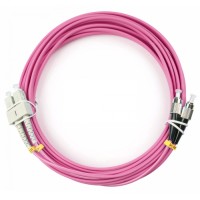 Шнур оптический duplex SC-FC 50/125 mm OM4 5м LSZH Cabeus FOP-50-OM4-SC-FC-5m