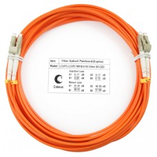 Шнур оптический duplex LC-LC 62,5/125 mm 5м LSZH Cabeus FOP-62-LC-LC-5m