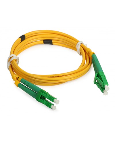 Шнур оптический duplex LC/APC-LC/APC 9/125 sm 5м LSZH Cabeus FOP(d)-9-LC/APC-LC/APC-5m в Муроме Патч-корды оптические Pintop.ru