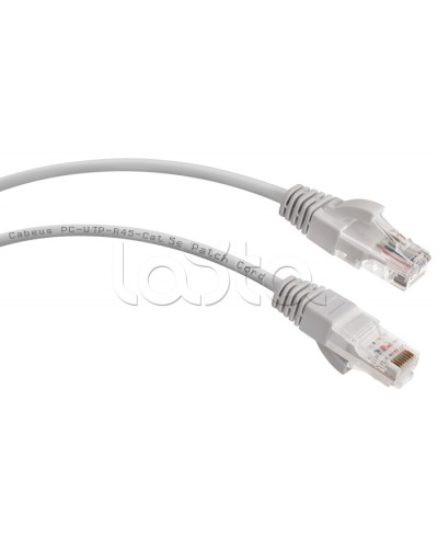 Шнур коммутационный 2xRJ-45/8P8C U/UTP кат.5е (0,3 м) Cabeus PC-UTP-RJ45-Cat.5e-0.3m в Муроме Патчкорды (медные) Pintop.ru
