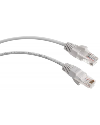 Шнур коммутационный 2xRJ-45/8P8C U/UTP кат.5е (2 м) Cabeus PC-UTP-RJ45-Cat.5e-2m в Муроме Патчкорды (медные) Pintop.ru