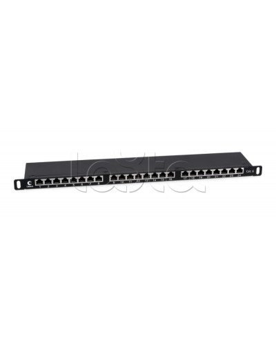 Патч-панель 19 (0,5U) 24 порта RJ-45 кат.6 (экран) Cabeus (PLHD-24-Cat.6-SH-Dual-0,5U) в Муроме Патч панель Pintop.ru