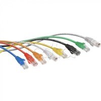 Патч-корд U/UTP, категория 6, 2xRJ45/8p8c, неэкранированный, черный, LSZH, 0.3м Cabeus (PC-UTP-RJ45-Cat.6-0.3m-BK-LSZH)