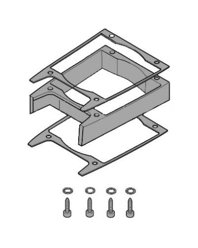 Удлинитель кожуха электродвигателя C-BXK, C-BXEK Came 119RICX043 в Муроме Запчасти для шлагбаумов и автоматики Pintop.ru