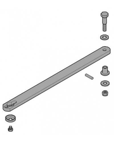 Рычаг прямой с креплением F7024N Came 119RID292 в Муроме Запчасти для шлагбаумов и автоматики Pintop.ru