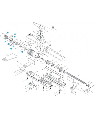 Электродвигатель АХ3024, AX5024 Came 119RID315 в Муроме Запчасти для шлагбаумов и автоматики Pintop.ru