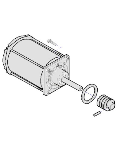 Электродвигатель G12000 в сборе Came 119RIG101 в Муроме Запчасти для шлагбаумов и автоматики Pintop.ru