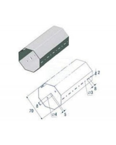 Выходной фланец G12000 Came 119RIG112 в Муроме Запчасти для шлагбаумов и автоматики Pintop.ru