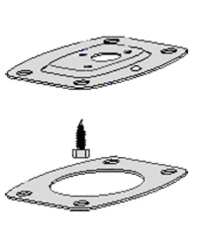 Монтажное основание стойки с анкерами DIR-L DIR-LNCame 119RIR146 в Муроме Запчасти для шлагбаумов и автоматики Pintop.ru