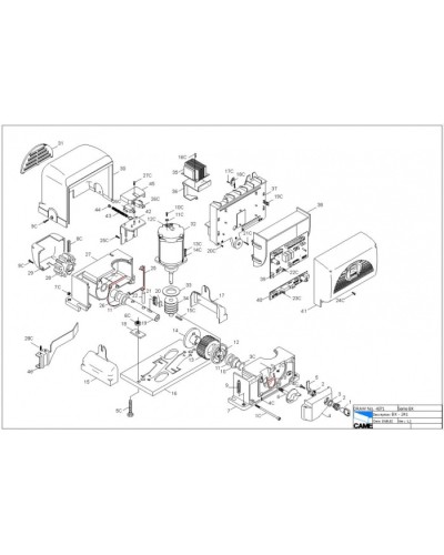 Корпус AT01 Came 119RIR193 в Муроме Запчасти для шлагбаумов и автоматики Pintop.ru