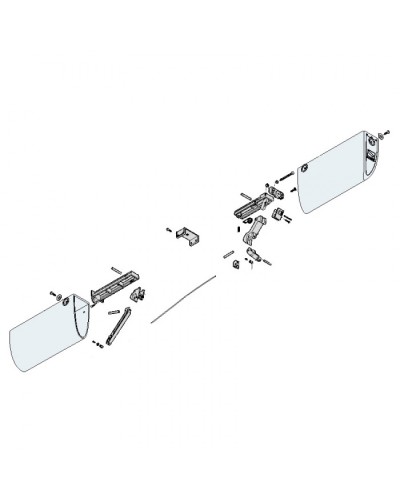 Механизм нижний профиля DF Came 119RIR228 в Муроме Запчасти для шлагбаумов и автоматики Pintop.ru