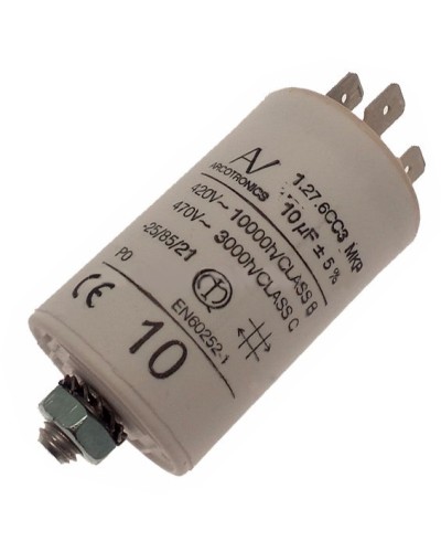 Конденсатор 10 мкФ с гибкими выводами для приводов CAME ATI CAME 119RIR295 в Муроме Запчасти для шлагбаумов и автоматики Pintop.ru