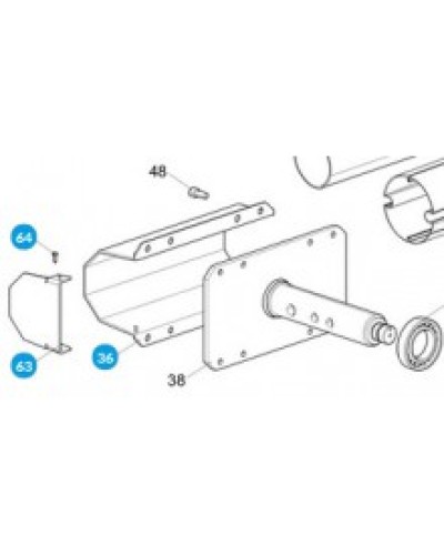 Крышка блока управления ZL37 Came 319148 в Муроме Запчасти для шлагбаумов и автоматики Pintop.ru