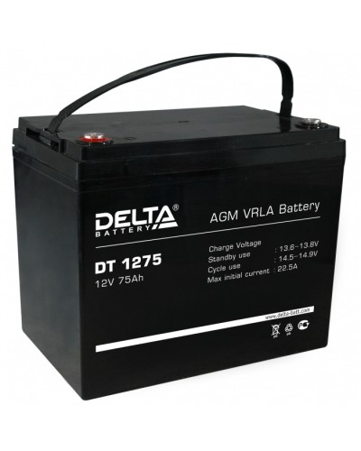 Аккумулятор свинцово-кислотный Delta DT 1275 в Муроме Электротехническое оборудование Pintop.ru