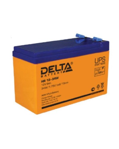 Аккумулятор свинцово-кислотный Delta HR 12-34W в Муроме Электротехническое оборудование Pintop.ru