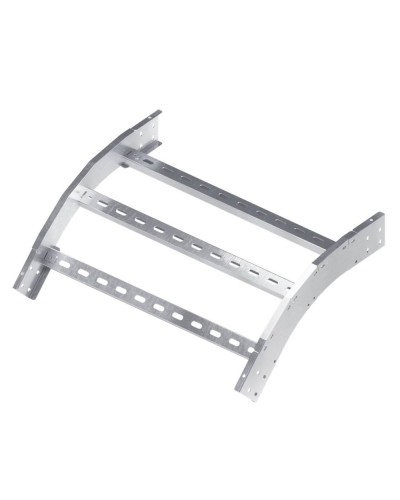 Угол лестничный вертикальный внешний 45 градусов 150х800, R600 DKC (ULOC658) в Муроме Аксессуары для лотков Pintop.ru