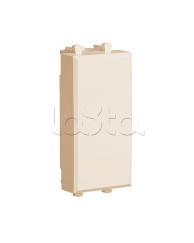 Заглушка Ванильная дымка Avanti модульная, 1 мод DKC 4405991 в Муроме Аксессуары для стоек и шкафов Pintop.ru