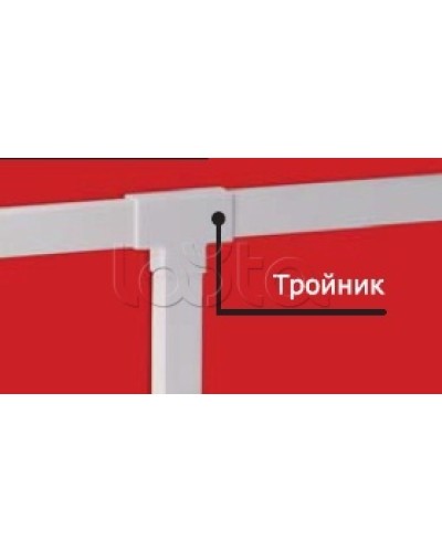 Тройник IM 40x17 DKC 00541R в Муроме Аксессуары для кабель-канала Pintop.ru