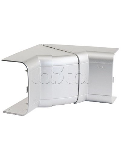 Угол внутренний 110х50 мм, изменяемый 70-120°, цвет серый металлик DKC 01051G в Муроме Аксессуары для кабель-канала Pintop.ru