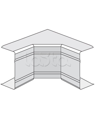 Угол внутренний неизменяемый (90°) NIA 40х40 DKC 01822 в Муроме Аксессуары для кабель-канала Pintop.ru