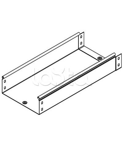 Лоток неперфорированный металлический 150х80 мм L 2000 DKC 35053 в Муроме Кабельные лотки Pintop.ru