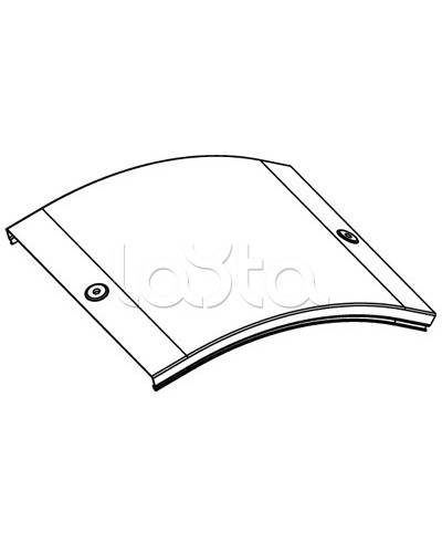 Крышка CD 45 на угол вертикальный внешн. 45° осн. 200 DKC 38264 в Муроме Аксессуары для лотков Pintop.ru