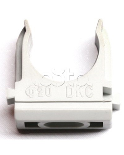 Держатель с защелкой, д.20мм, в упаковках по 10шт. DKC 51020R10 в Муроме Держатели, клипсы, скобы Pintop.ru