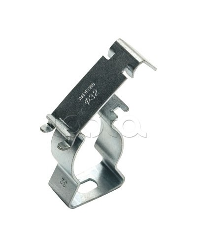 Держатель с крышкой D32, оцинкованная сталь DKC (6044-A32) в Муроме Держатели, клипсы, скобы Pintop.ru