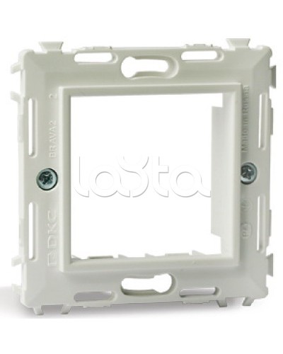 Каркас на 2 модуля (одноместный), слоновая кость DKC 75020SL в Муроме Аксессуары для кабель-канала Pintop.ru