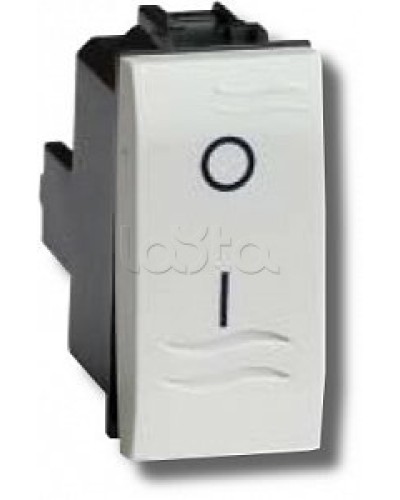 Выключатель двухполюсный белый 1 мод в Муроме Аксессуары для стоек и шкафов Pintop.ru