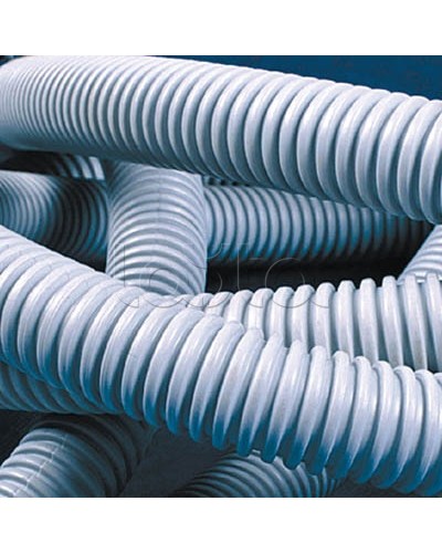 Труба ПВХ гибкая гофр. д.32мм, тяжёлая без протяжки, цвет серый 25 DKC 90532 в Муроме Труба гофрированная Pintop.ru