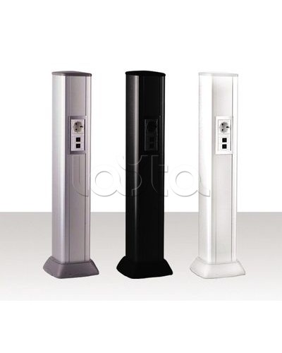 Колонна алюминевая 0,71 м, цвет черный DKC 09593 в Муроме Аксессуары для стоек и шкафов Pintop.ru