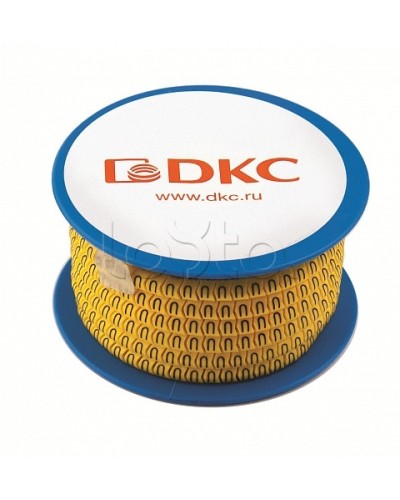 Колечко маркировочное P, 1,3-2,5мм. черное на желтом DKC AZO2PPBY в Муроме Крепежные изделия Pintop.ru