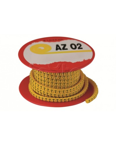 Колечко маркировочное -, 2.5-4мм. черное на желтом DKC AZO311BY в Муроме Крепежные изделия Pintop.ru