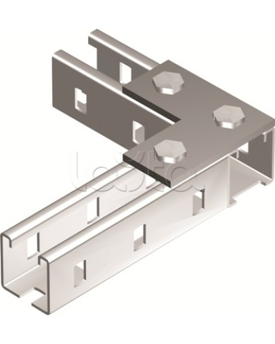 Пластина соединительная L-обр., длина 90х90 мм, 3отв., горячеоцинкованная DKC BMD1021HDZ в Муроме Крепежные изделия Pintop.ru