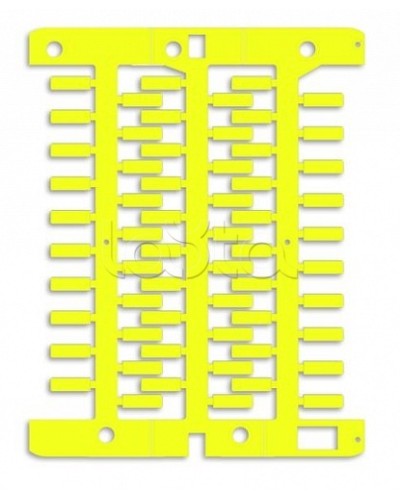Маркировка для провода, жесткая, для трубочек. 4х23мм. Желтая DKC NUT23Y в Муроме Крепежные изделия Pintop.ru