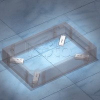 Комплект пластин для фиксации цоколя к полу DKC R5KFP01