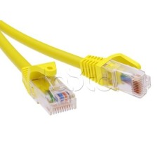 Патч-корд неэкранированный CAT5E U/UTP 4х2, LSZH, желтый, 1м DKC RN5EUU4510YL
