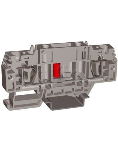 Зажим HSCB.4GR, тестовый с разъединителем, серый , 4 кв.мм DKC ZHB100GR в Муроме Держатели, клипсы, скобы Pintop.ru