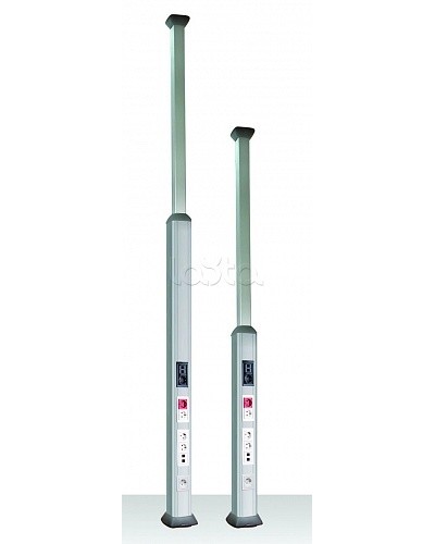 Колонна алюминиевая, 1.5 - 3м, цвет белый DKC 09582 в Муроме Аксессуары для стоек и шкафов Pintop.ru