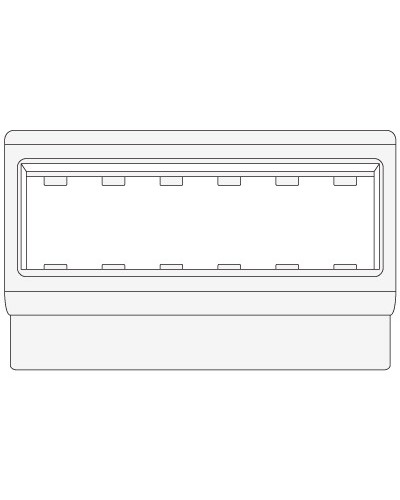 Рамка-суппорт под 6 модулей VIVA PDA-ЗDN 100 DKC 10353 в Муроме Аксессуары для кабель-канала Pintop.ru